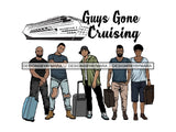 Man Getaway Trip Friends PNG File For Print Not For Cutting