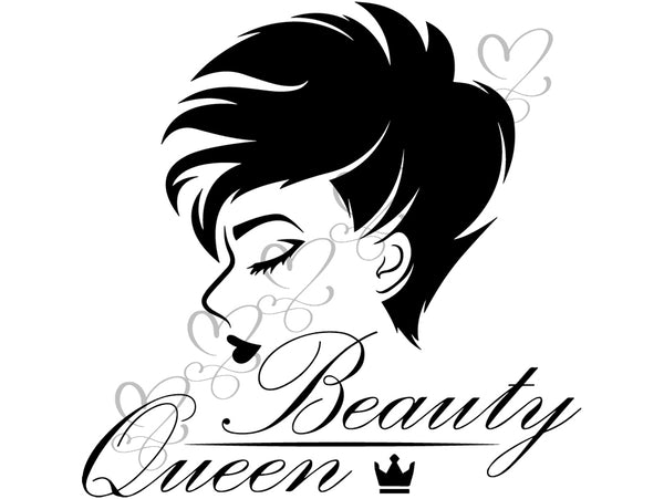 Afro Beautiful Black Woman SVG African American Ethnicity Afro Puffy Hairstyle Beauty Salon Queen Diva Classy Lady  Beautiful People Beauty Salon Princess