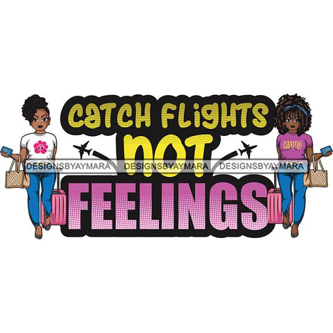 Afro Lola Trip Vacation Mode Friends Getaway .SVG Cutting Files For Silhouette and Cricut and More!