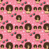 Fashion Lady Seamless Pattern Abstract Decorative Background Vector Designs SVG Files For Cutting and More!