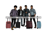 Man Getaway Trip Friends PNG File For Print Not For Cutting