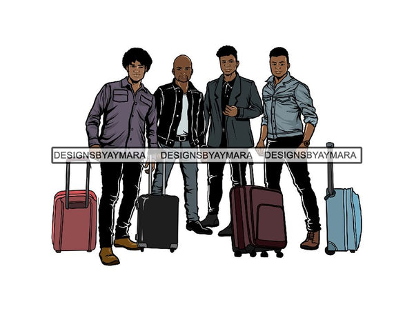 Man Getaway Trip Friends PNG File For Print Not For Cutting
