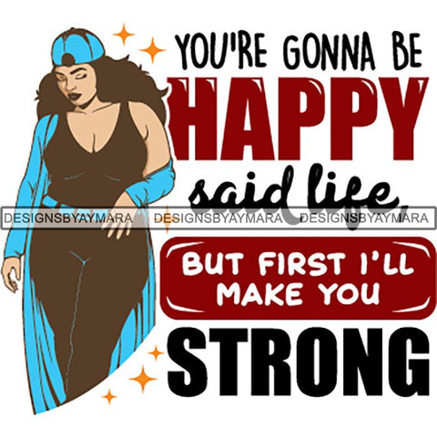 Afro Boss Lady Lord Life Quotes SVG Files For Cutting and More