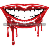 Sensual Glossy Lips SVG Cutting Files