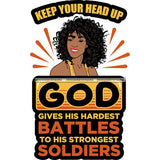 Afro Woman God Lord Life Quotes SVG Cutting Files For Silhouette and Cricut and More!