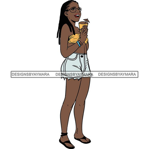 Melanin Love Chilling Eating Drinking SVG Files For Cutting and More!