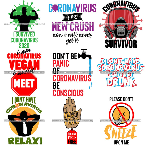 Bundle 9 Coronavirus Medical Epidemic Disease Virus Health Pandemic Illness Quotes SVG Cutting FilesCoronavirus Medical Epidemic Disease Virus Health Pandemic Illness Quotes SVG Cutting Files