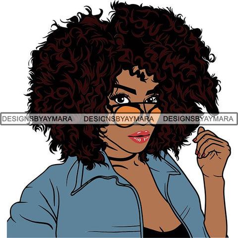 Afro Woman Goddess Diva Melanin Love Sensual .SVG Cut Files For Silhouette and Cricut and More!