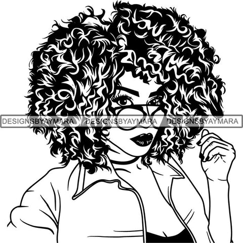 Afro Lady Black Goddess Melanin Dark Latina Morena SVG Files For Cutting and More!