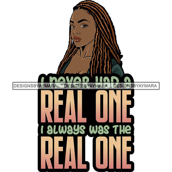 Afro Woman Dreadlocks Locs Hairstyle Gangster Bad Ass Quotes .SVG Cutting Files For Silhouette Cricut and More!