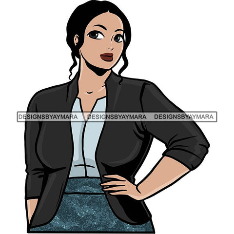 Attractive BBW Nubian Melanin Popping Beautiful African American Big Woman SVG Cutting Files