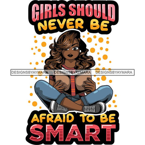 Afro Lola Reading Education Smart Woman Quotes .SVG Cutting Files For Silhouette Cricut and More!
