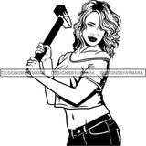 Afro Black Woman Halloween SVG Cutting Files For Silhouette Cricut and More