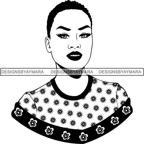 Afro Lady Black Goddess Melanin Dark Latina Morena SVG Files For Cutting and More!