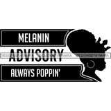 Black Queen Nubian Melanin Quotes .SVG Files For Silhouette and Cricut