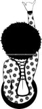 Afro Queen Goddess Melanin Nubian Glamour .SVG Cutting Files For Silhouette and Cricut