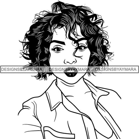 Afro Lady Black Goddess Melanin Dark Latina Morena SVG Files For Cutting and More!
