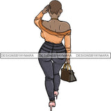 Melanin Bald Short Hairstyle Queen Goddess Nubian .SVG Cut Files For Silhouette and Cricut and Much More