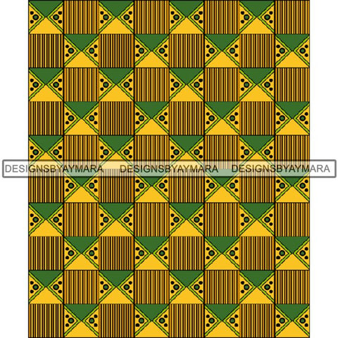 Kente African Pattern African American Culture PNG Print Files Not For Cutting