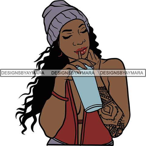 Afro Woman Goddess Diva Melanin Love Sensual .SVG Cut Files For Silhouette and Cricut and More!