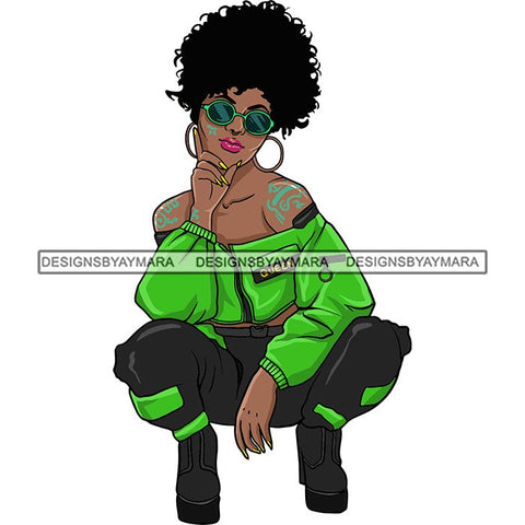 Afro Woman Goddess Hot Seller Design SVG Cutting Files