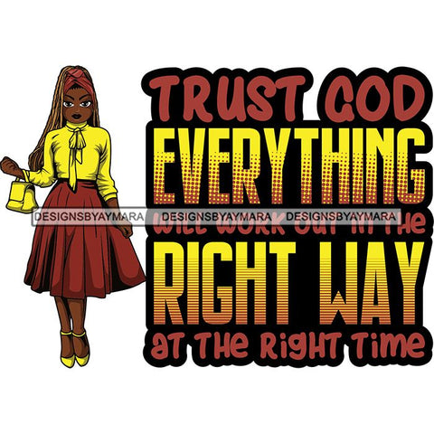 Afro Lola Classy God Lord Faith Prayers Quotes .SVG Clipart Cutting Files For Silhouette and Cricut and More!