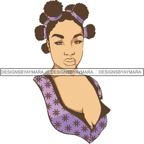 Melanin Bald Short Hairstyle Queen Goddess Nubian .SVG Cut Files For Silhouette and Cricut and Much More