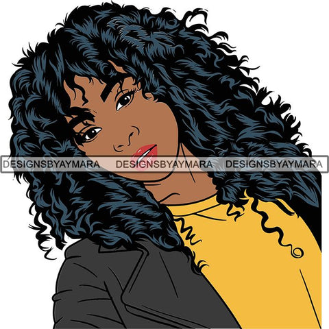Afro Woman Goddess Diva Melanin Love Sensual .SVG Cut Files For Silhouette and Cricut and More!