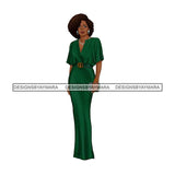 Afro Lady Fashion African American Woman PNG JPG Clipart