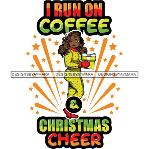 Afro Lola Winter Merry Christmas Santa Quotes .SVG Cutting Files For Silhouette and Cricut and More!