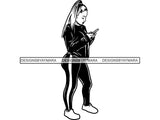 Afro Beautiful Woman Goddess Diva Classy Lady .SVG Cut Files For Silhouette and Cricut