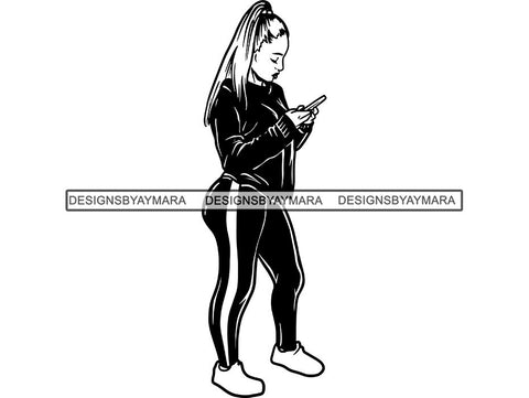 Afro Beautiful Woman Goddess Diva Classy Lady .SVG Cut Files For Silhouette and Cricut