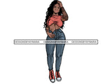 Tattoo Nubian Goddess PNG Files For Print Not For Cutting