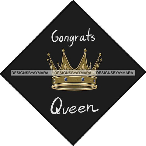 Graduation Achievement Hard Work Diploma Success Robe Cap Certificate College SVG Cutting Files