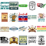Bundle 20 June 19 Juneteenth Emancipation Freedom Holiday African American History  SVG PNG JPG Vector Cutting Files