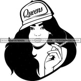 Afro Sexy Goddess Melanin Woman Queen Tattoo SVG Cut Files For Silhouette and Cricut