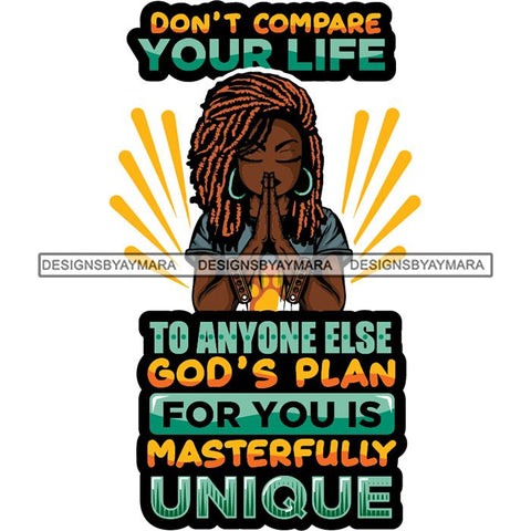 Afro Lola Woman Praying God Lord Prayers Pray Quotes Believe Church .SVG PNG JPG Clipart Vector Cutting Files