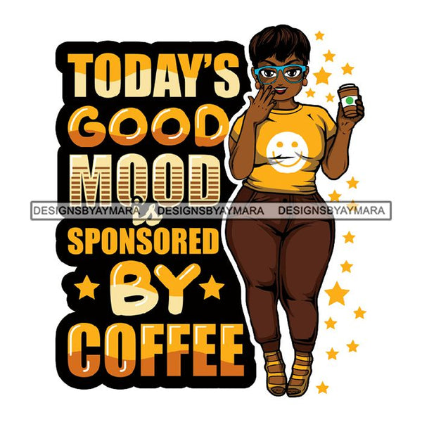 Lola Afro BBW Coffee Quotes .SVG Cutting Files For Silhouette and Cricut and More!