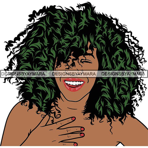 Afro Woman Goddess Diva Melanin Love Sensual .SVG Cut Files For Silhouette and Cricut and More!