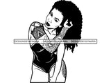 Tattoo Nubian Goddess SVG Files For Cutting