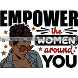 Strong Successful Afro Woman Quotes .SVG Cutting Files For Silhouette Cricut and More