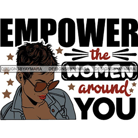 Strong Successful Afro Woman Quotes .SVG Cutting Files For Silhouette Cricut and More