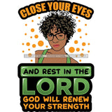 Afro Woman God Lord Life Quotes SVG Cutting Files For Silhouette and Cricut and More!