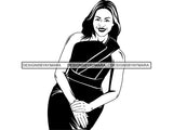 Classy Woman SVG Nubian Glamour Fabulous Make Up Fashion Model Queen Diva Lady Princess  .SVG .EPS .PNG Vector Clipart Cricut Circuit Cut Cutting