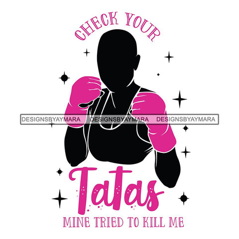 Strong Afro Woman SVG Cancer Survivor Cutting Files For Silhouette Cricut and More