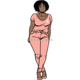 Strong Afro Woman SVG Cancer Survivor Cutting Files For Silhouette Cricut and More