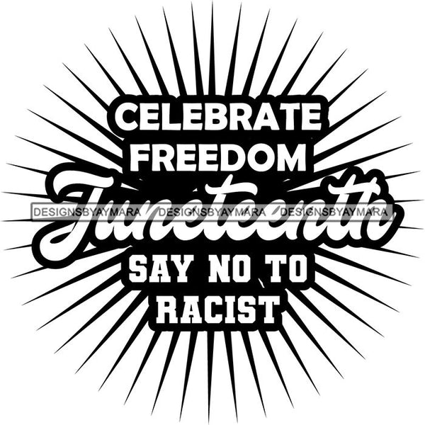 Juneteenth Emancipation Freedom June19 Holiday African American History  SVG PNG JPG Vector Cutting Files