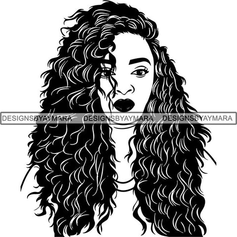 Afro Lady Black Goddess Melanin Dark Latina Morena SVG Files For Cutting and More!
