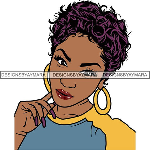 Afro Woman Goddess Diva Melanin Love Sensual .SVG Cut Files For Silhouette and Cricut and More!