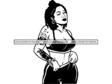 Tattoo Nubian Goddess SVG Files For Cutting